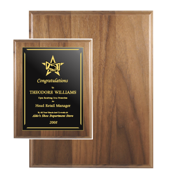 12" x 15" Genuine Walnut Plaque | Custom Logo Plaques | Recognition Plaques | Engraved Plaques | Custom Awards and Plaques 12" x 15" Genuine Walnut Plaque | Custom Logo Plaques | Recognition Plaques | Engraved Plaques | Custom Awards and Plaques