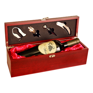 Rosewood Piano Finish Single Wine Box Rosewood Piano Finish Single Wine Box