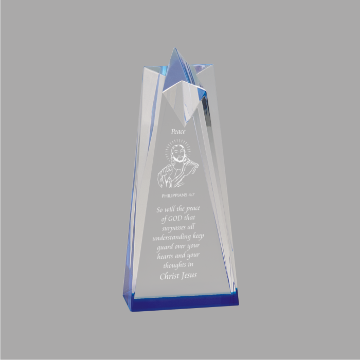 Show details for Sculpted Star Acrylic (Medium) Picture of Sculpted Star Acrylic (Medium)