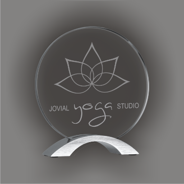 Show details for Round Cosmic Acrylic Stand-Up (Small) Picture of Round Cosmic Acrylic Stand-Up (Small)