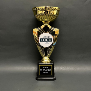 Gold Ribbon Trophy Cup Award